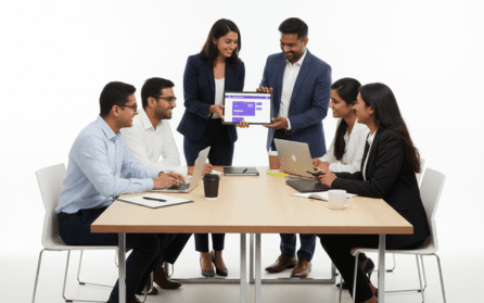Edone Solutions team collaborating on client projects