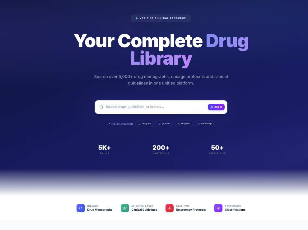 DrugsAtlas — Clinical Reference